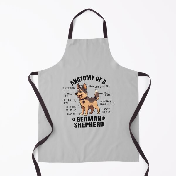 Item preview, Anatomy of a German Shepherd Funny Clipart Design for German Shepherd Lover designed and sold by MysteriousJ.