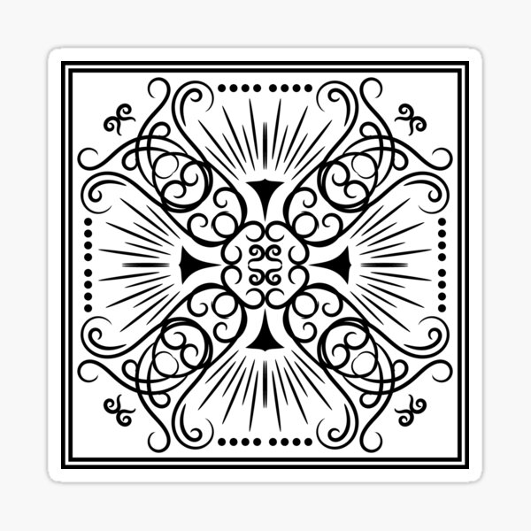 Four Piece Sticker