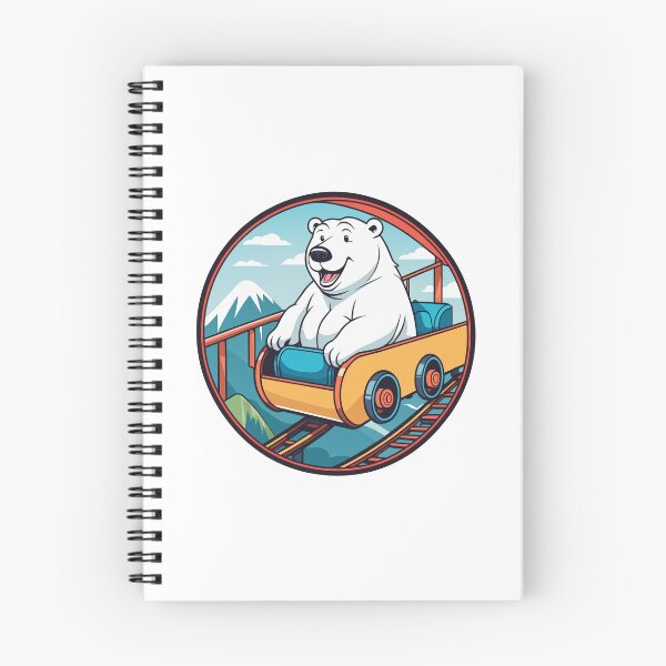 Item preview, Polar Bear Enjoying a Roller Coaster Ride designed and sold by IMUZEN.