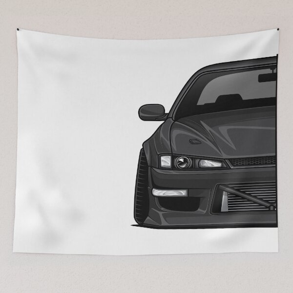 Item preview, Black Silvia S14 Kouki designed and sold by pjrstudio.