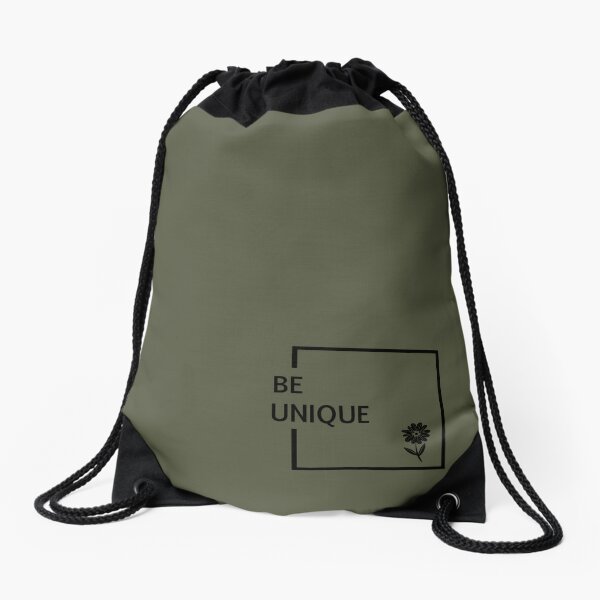 BEunique green Drawstring Bag