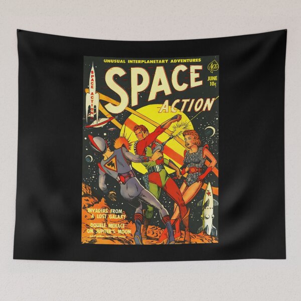 Item preview, Space Action - 1950's comic book designed and sold by DistinctDesignz.