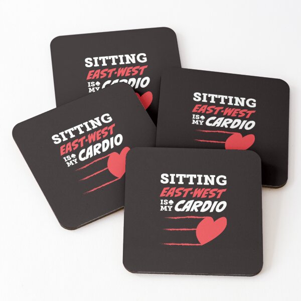 Item preview, Setting East-West Is My Cardio - For contract bridge players. designed and sold by KATHERMOND.