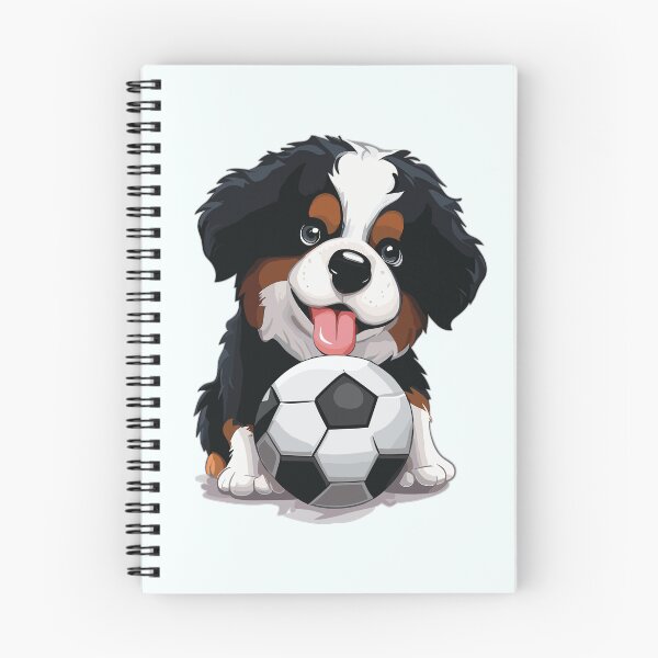 Item preview, Perro Berner Sennen con balón de fútbol designed and sold by Numero14.