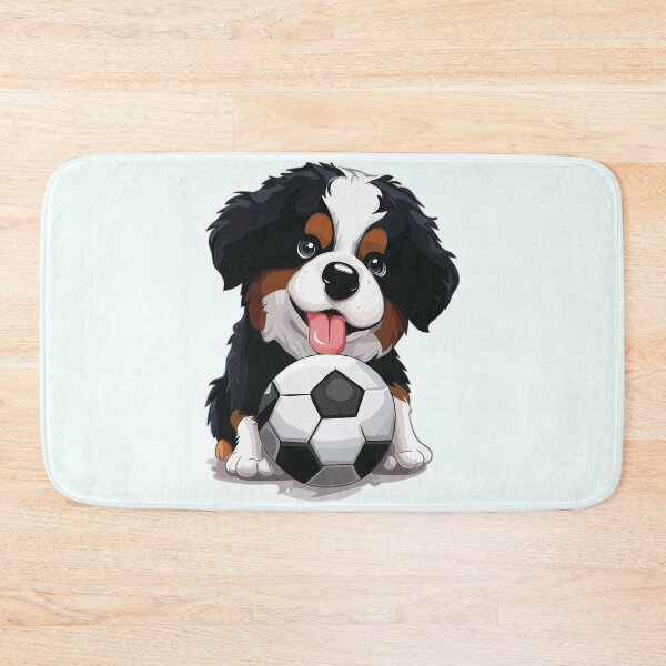 Item preview, Berner Sennen Dog with Soccer Ball designed and sold by Numero14.
