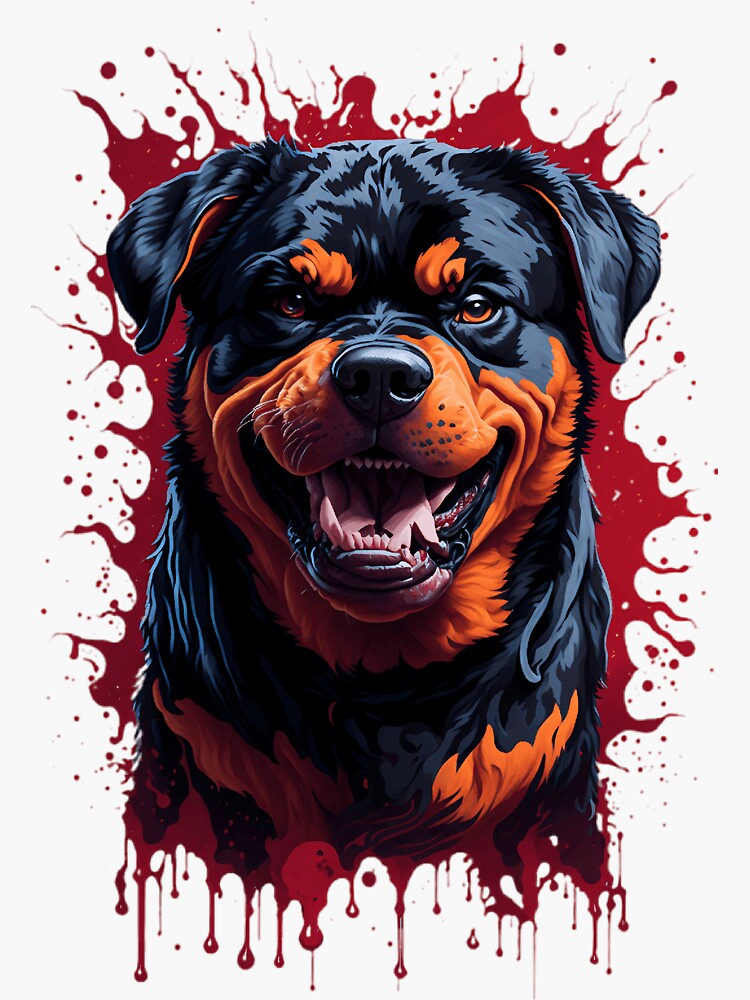 angry rottweiler