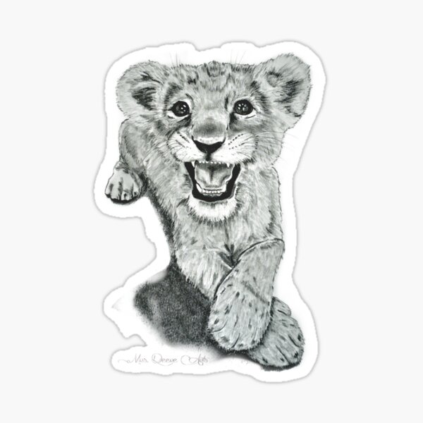 Kleiner Löwe Sticker