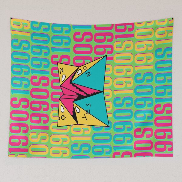 Item preview, 1990s retro design 12 - Green Background designed and sold by PunjabanJatti.