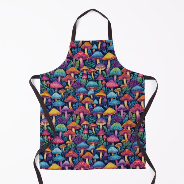 Item preview, Colorful Mushrooms pattern designed and sold by Lisa Bittinger.