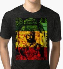 Rasta Haile Selassie natürlicher mystischer Löwe von Juda Vintage T-Shirt