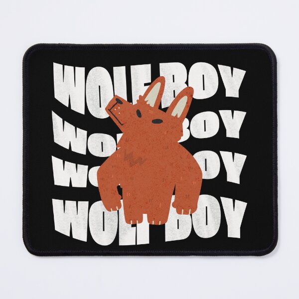 Item preview, WOLF BOY cool vintage retro designed and sold by TNwandesignart.