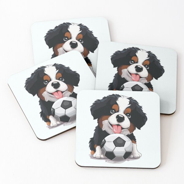 Item preview, Berner Sennen Dog with Soccer Ball designed and sold by Numero14.