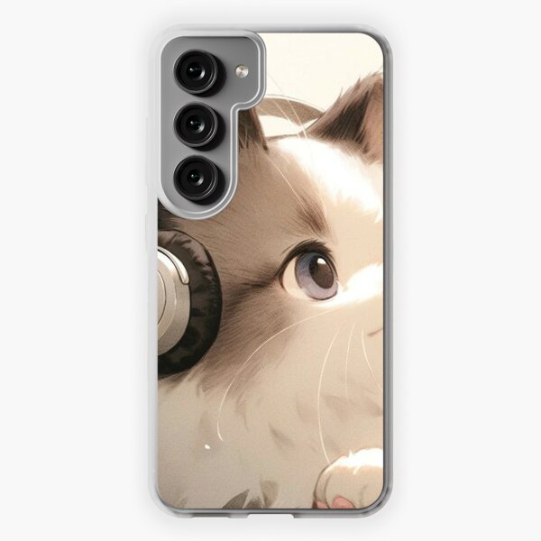 Galaxy S8+ cute dj cat - Cute Graphic Design Illustration cat Case