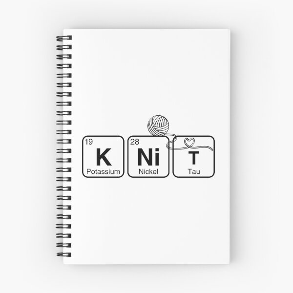 Item preview, Knitting Periodic Table - Knitter Life designed and sold by humnoo.