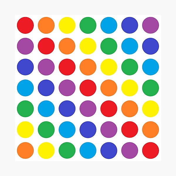 Item preview, Rainbow Polka Dots  designed and sold by lornakay.