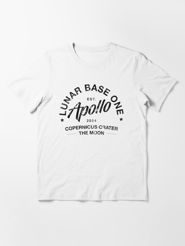Alternate view of Lunar Base One Essential T-Shirt