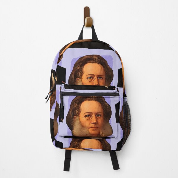 Item preview, Norwegian playwright Henrik Ibsen - purple - illustration  designed and sold by Litstoy.