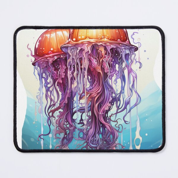 Item preview, Watercolor jellyfish designed and sold by Nickyayee.