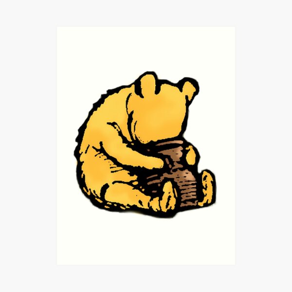 Winnie The Pooh in Color Art Print for Sale by CarneyCaseTren