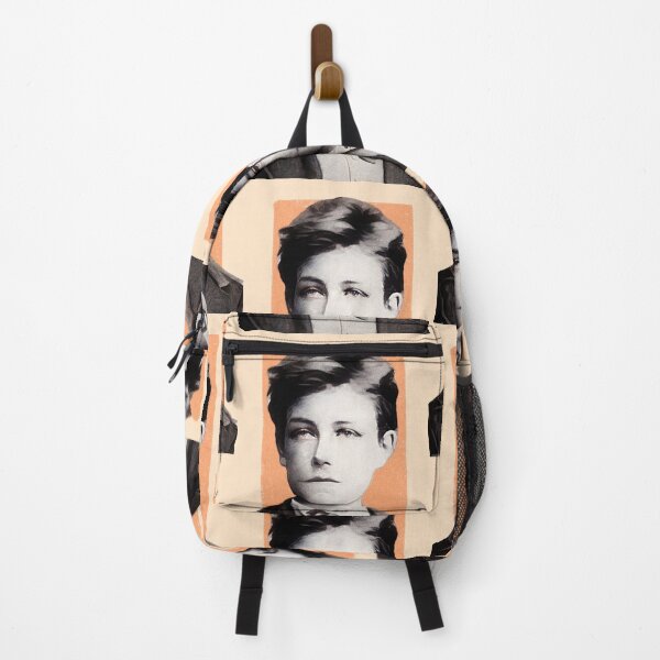 Item preview, French Poet Arthur Rimbaud - orange - illustration  designed and sold by Litstoy.