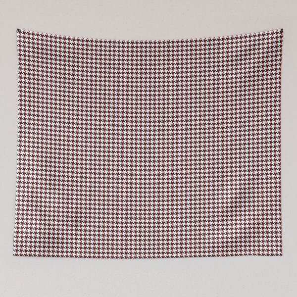 Item preview, Vintage Houndstooth Burgundy Beartooth Bear International designed and sold by Bear International.