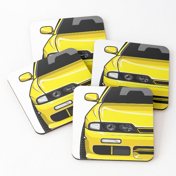 Item preview, yellow Silvia S14 Zenki designed and sold by pjrstudio.