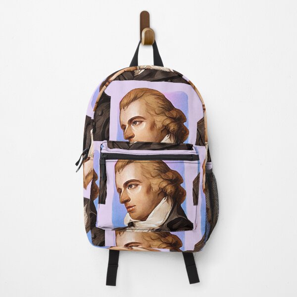 Item preview, German Physician Friedrich Schiller - purple pink - illustration  designed and sold by Litstoy.