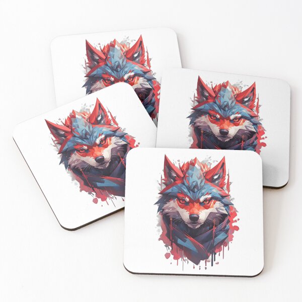 Item preview, Shadow Wolf Sticker designed and sold by ROKANDESIGNART.