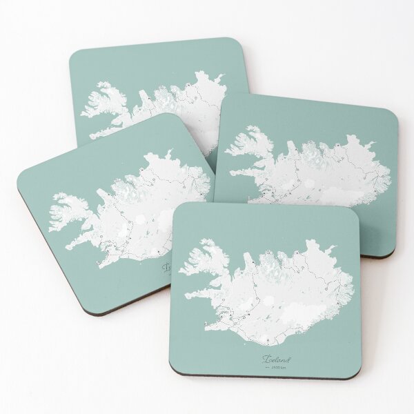 Item preview, Iceland roadtrip map designed and sold by YouSeeLucy.