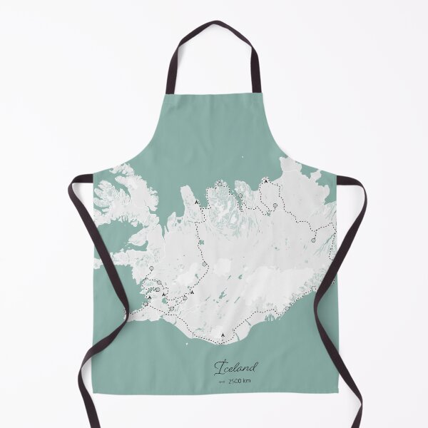 Item preview, Iceland roadtrip map designed and sold by YouSeeLucy.