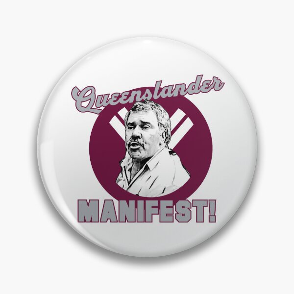 Item preview, Queenslander Manifest - Rugby League State of Origin Democracy Manifest designed and sold by Simontology.