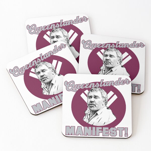 Item preview, Queenslander Manifest - Rugby League State of Origin Democracy Manifest designed and sold by Simontology.
