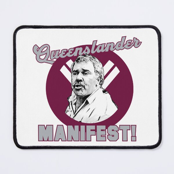 Item preview, Queenslander Manifest - Rugby League State of Origin Democracy Manifest designed and sold by Simontology.