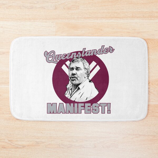 Item preview, Queenslander Manifest - Rugby League State of Origin Democracy Manifest designed and sold by Simontology.