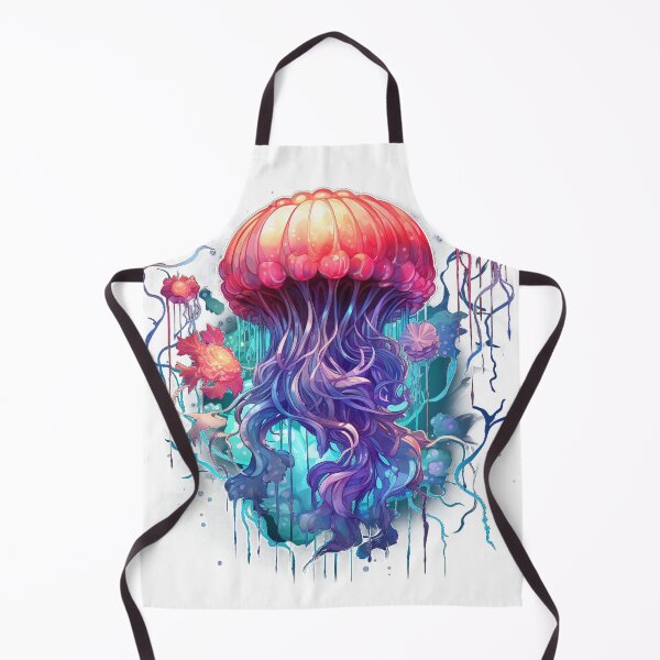 Item preview, Watercolor jellyfish designed and sold by Nickyayee.