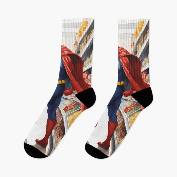 Item preview, Superhero in the supermarket, funny designed and sold by Mauswohn.