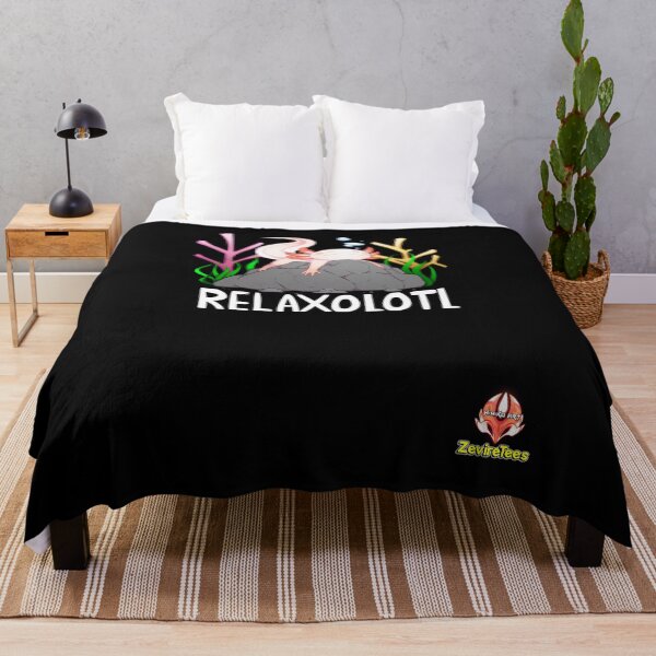 Item preview, Relaxolotl a cute relaxing axolotl on a rock designed and sold by rkjweoyge57.