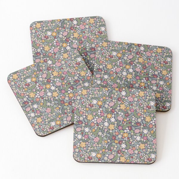 Item preview, Dark Colorful and vibrant florals  designed and sold by Harpley Design Studio.