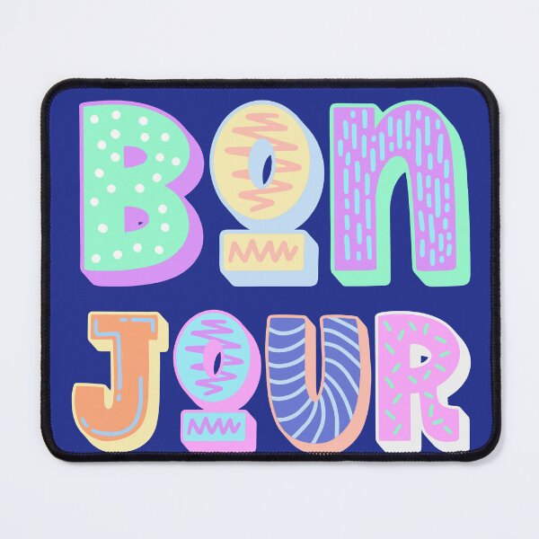Item preview, Bonjour - Blue designed and sold by FigurativeSpeak.
