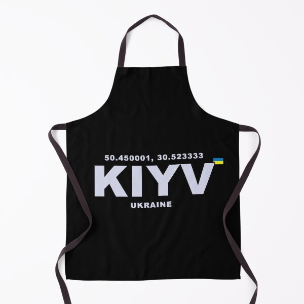 Item preview, Kiyv Ukraine with Coordinates and Small Flag designed and sold by Gevover.