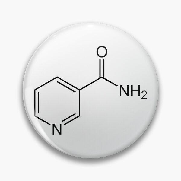Item preview, Vitamin B3 Nicotinamide C6H6N2O Molecule designed and sold by Zeeph.