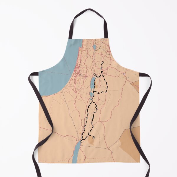Item preview, Jordan roadtrip map designed and sold by YouSeeLucy.