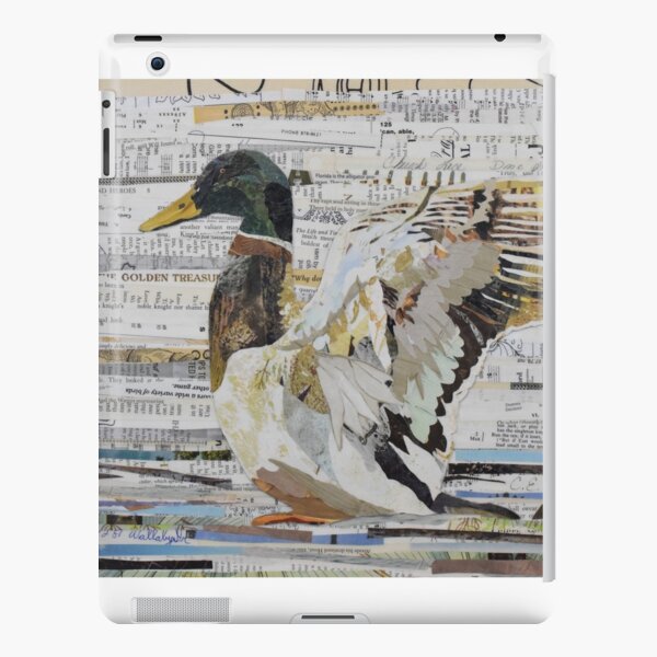 Mallard Duck Collage Art CE White Art iPad Snap Case