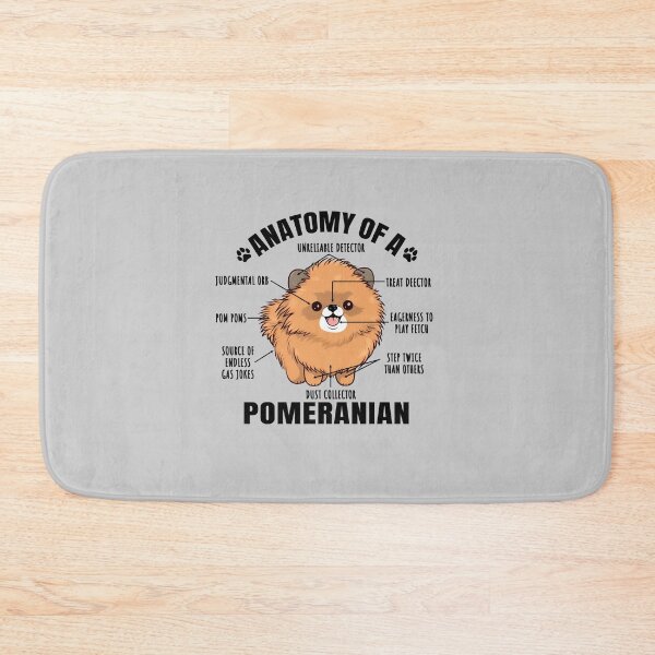 Item preview, Anatomy of a Pomeranian Funny Clipart Design for Pomeranian Lover designed and sold by MysteriousJ.