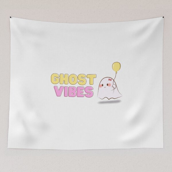 Item preview, Adorable ghost vibes for halloween designed and sold by noneko04.