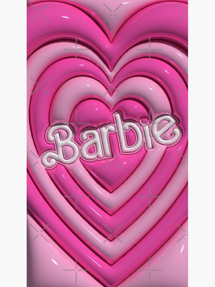 Barbie Hearts Sticker