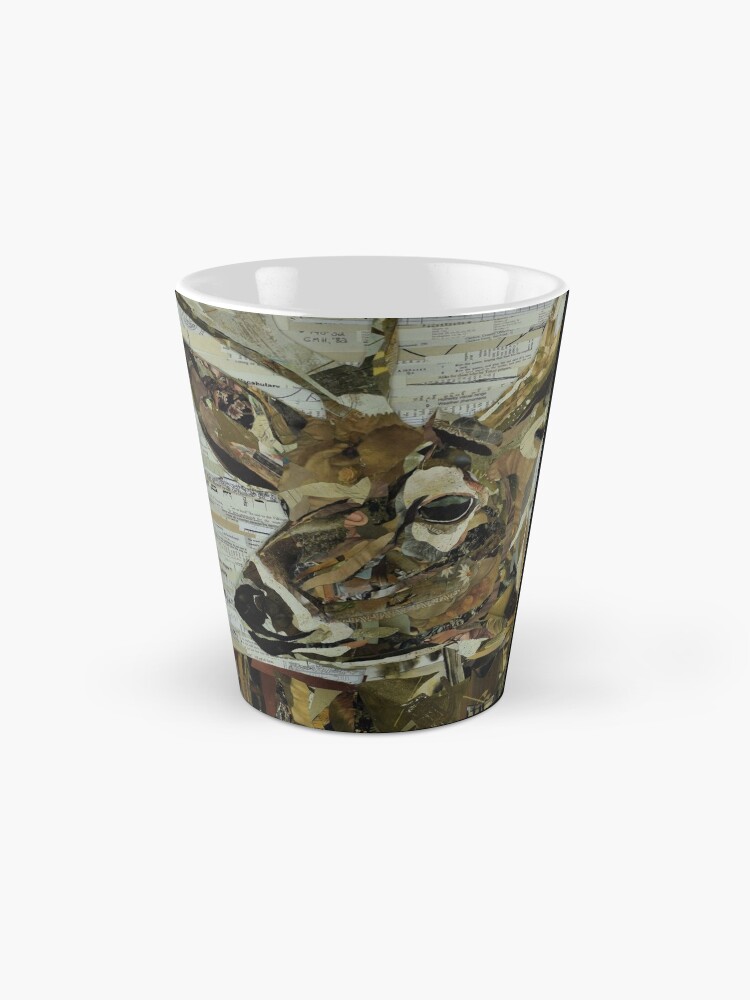 Alternate view of Whitetail Deer Collage Art Unique Mug