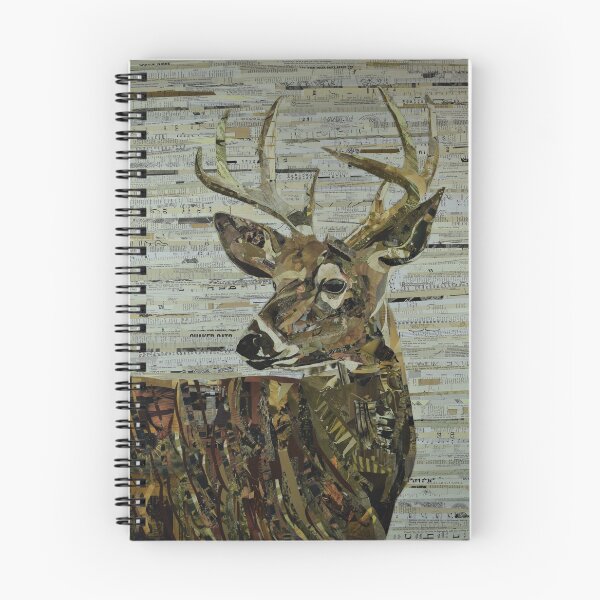 Item preview, Whitetail Deer Collage Art Unique designed and sold by cewhiteart.