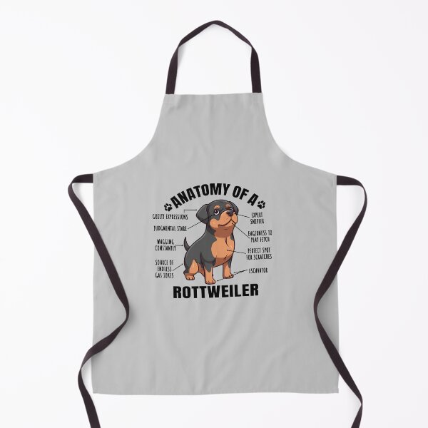 Item preview, Anatomy of a Rottweiler Funny Clipart Design for Rottweiler Lover designed and sold by MysteriousJ.