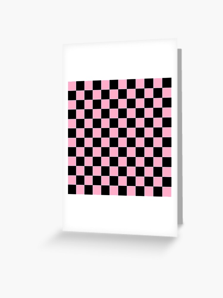 Pink Checker BDay Card Pink Checker BDay Card